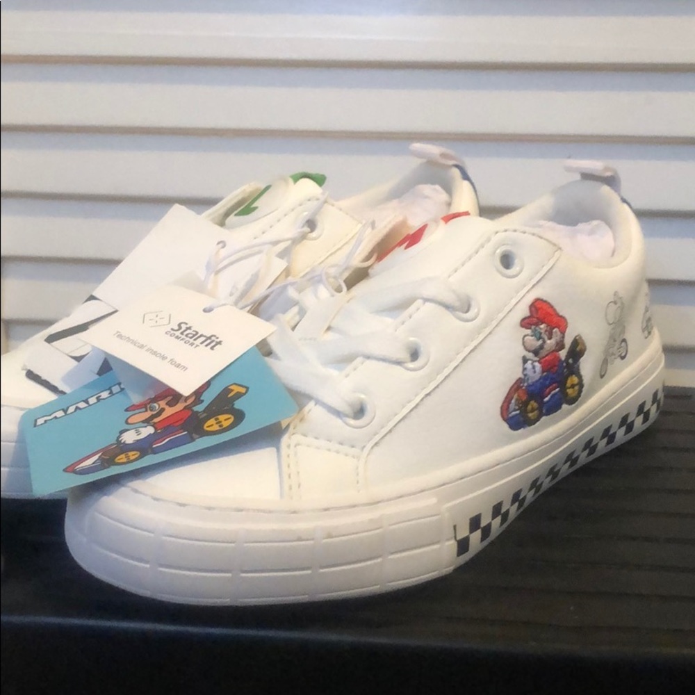Mario kart youth sneakers